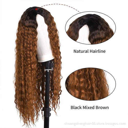 Woman Hair Wig supplier pixie colored free part premium fringe with baby hair short wigs for black women non lace synthetic wig